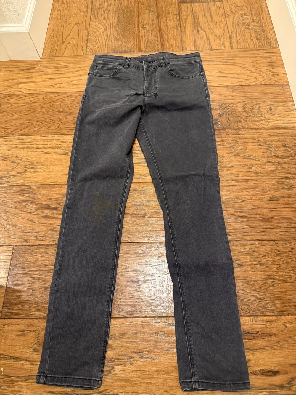 Men's Slim Straight Jeans - Black